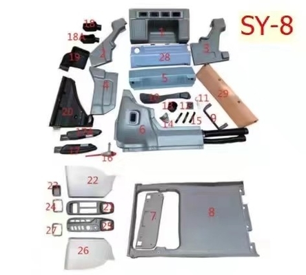Full Interior Trim Panels For Kobelco SK200-8 SK300-8 Crawler Excavator